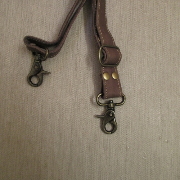 Myra Bag Accessories Myra Bag Replacement Strap Dark Brown Wide